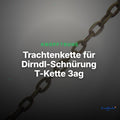 Trachtenkette für Dirndl-Schnürung T-Kette 3ag – Clean Showcase