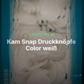 Kam Snap Druckknöpfe Color weiß – Clean Showcase