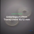 Unterlegscheiben Transparent 10/12 mm – Kunststoff U-SCHEIBEN – Clean Showcase