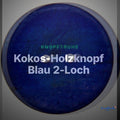 Kokos-Holzknopf Blau 2-Loch – HK-181-BLAU-2 – Clean Showcase