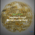 Trachtenknopf Blütenmotiv Gold – Ösenknopf – TK-31G – Clean Showcase