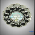 Trachtenknopf Multicolor mit Swarovski® Crystal ST-21AS Altsilber – Clean Showcase