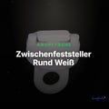 Zwischenfeststeller Rund Weiß – Kunststoff GR-619 – Clean Showcase