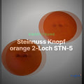 Steinnuss Knopf orange 2-Loch STN-5 – Clean Showcase