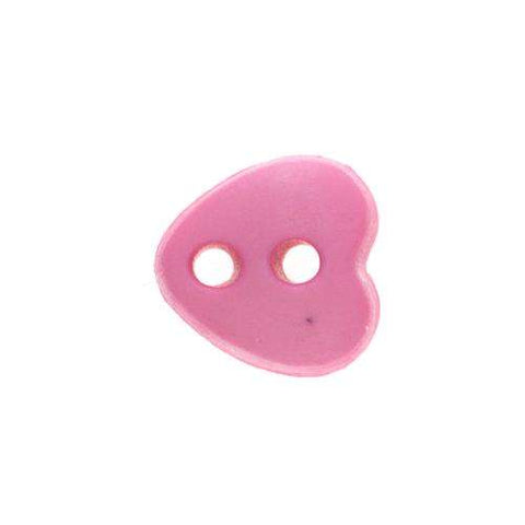 Puppen Knopf Herz KP-002rosa
