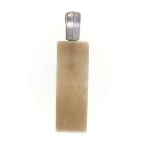 Reißverschluss Anhänger ZIP-35 2 creme silber
