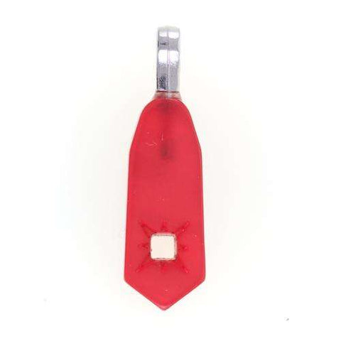 Reißverschluss Anhänger Zip 49 rot