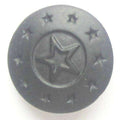 Metallknopf mit Muster in Schwarz mit Öse-Befestigung in 12–23 mm