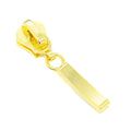Reißverschluss Schieber flach gold 6 mm