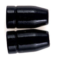 Schlichte Kordelenden KOE-10schw