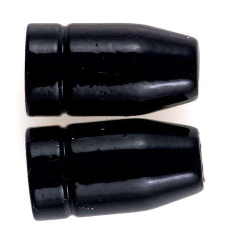 Schlichte Kordelenden KOE-10schw