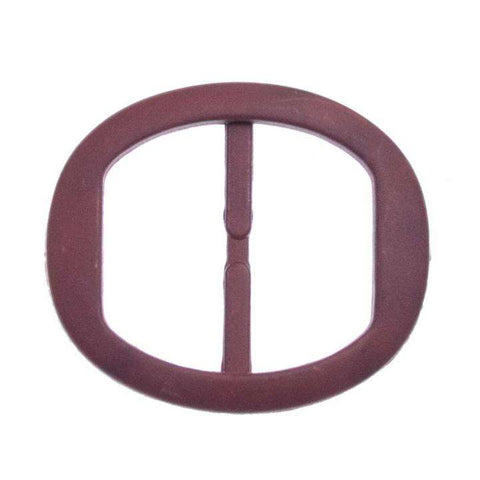 Gürtelschnalle Oval S-52 weinrot