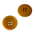 Steinnuss Knopf hell-orange 15-20mm 4 Loch STN-16 mit dekorativer Prägung nachhaltig Knöpfe