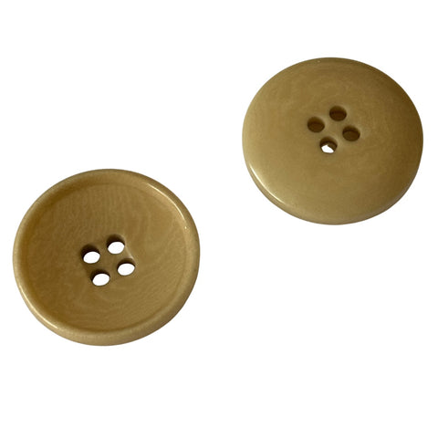 Steinnuss Knopf beige 20-23mm 4 Loch STN-15 nachhaltig Knöpfe