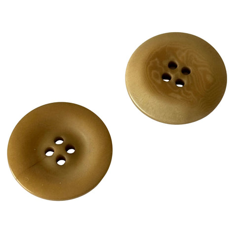 Steinnuss Knopf creme 25mm beige 4 Loch nachhaltig Knöpfe