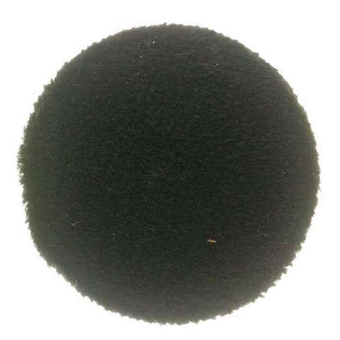 Polster Knopf mit Stoff Samt schwarz SFPO-31