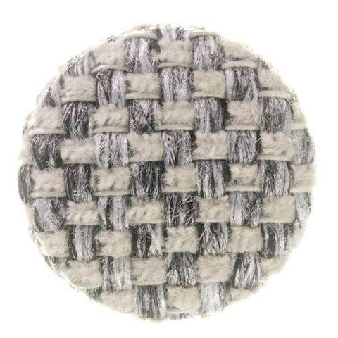 Polsterknopf mit Stoff grau SFPO-25