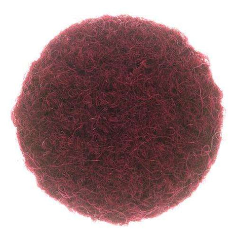 Polster Knopf mit Stoff rot SFPO-27