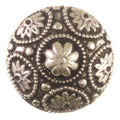 Trachten Knopf mit Blumenmuster TK-61